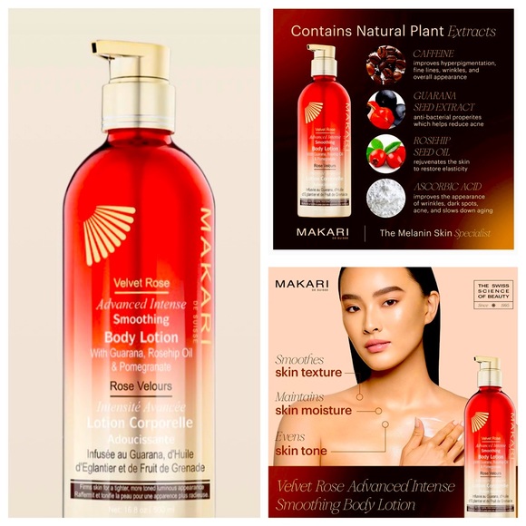 Makari Bath & Body Makari Velvet Rose Intense Smoothing Body Lotion Poshmark